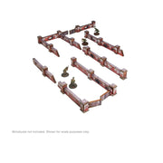 Bolt Action: WW2 Ostfront Stalingrad Walls Low PREPAINTED [28mm/1:56]