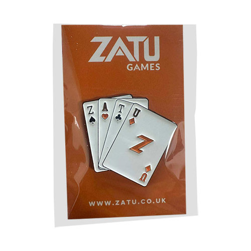 Zatu Cards Enamel Pin