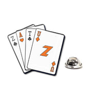 Zatu Cards Enamel Pin