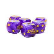 Zatu Dice - Purple/Yellow