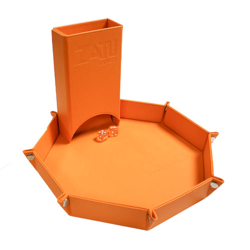 Zatu Large Dice Tower - Orange