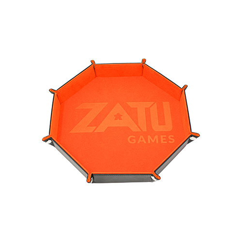 Zatu Grand Plateau à Dés - Orange/Noir