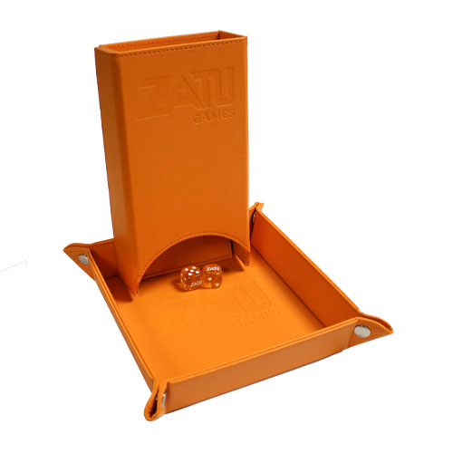 Zatu Small Dice Tower - Orange