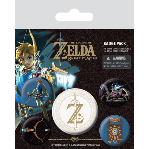 Zelda Breath of the Wild (Z Emblem) Badge pack
