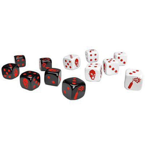 Zombicide 2nd Edition Special Black and White Dice