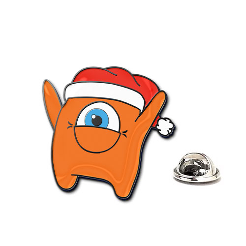 Santa Zed Enamel Pin