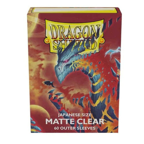 *A Grade* Dragon Shield - Matte Outer Sleeves (60) - Japanese size - Clear