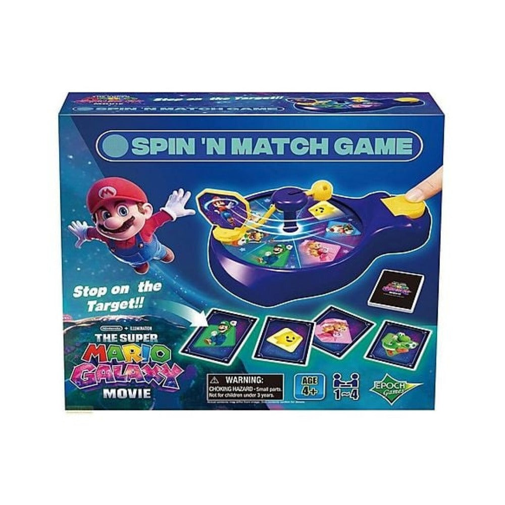 The Super Mario Galaxy Movie Spin 'n Match Game - Epoch | Zatu Games