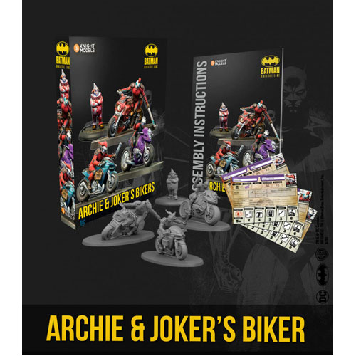 batman miniatures game archie and jokers bikers