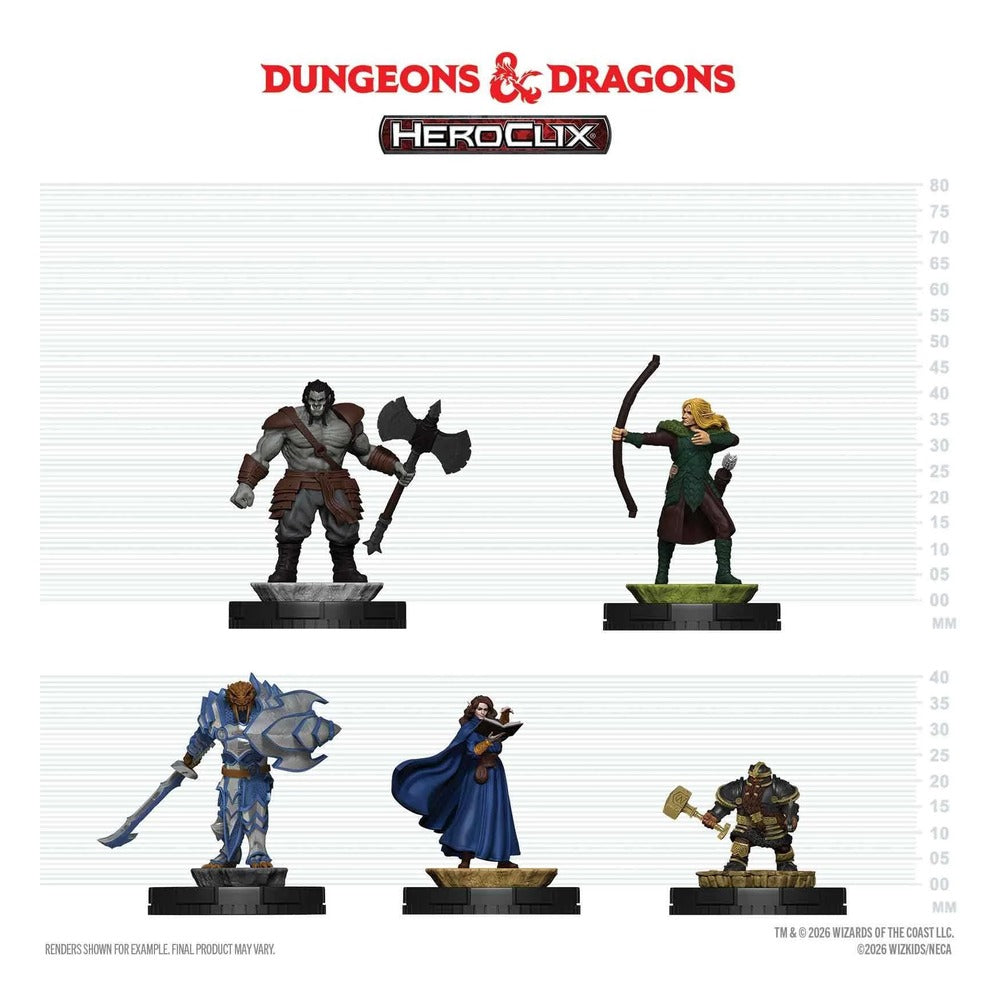 Dungeons & Dragons HeroClix: Series One Booster Brick - 8ct - Wiz Kids LLC | Zatu Games