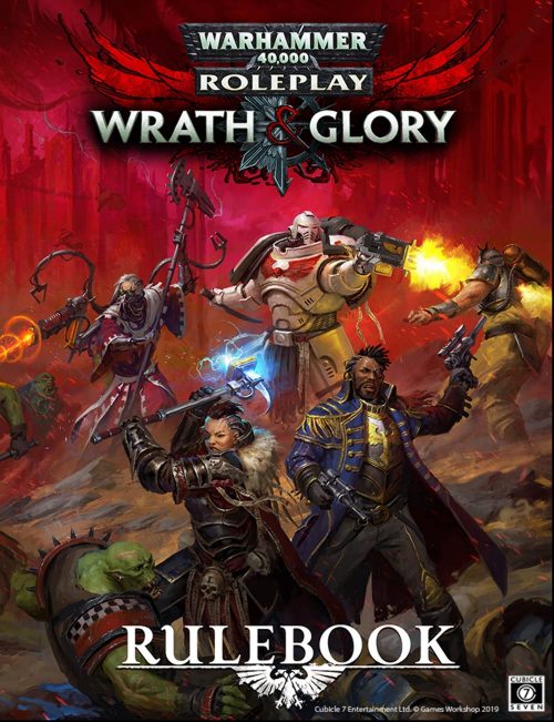 *A Grade* Wrath & Glory Core Rulebook: Warhammer 40000 Roleplay RPG (Revised Edition)