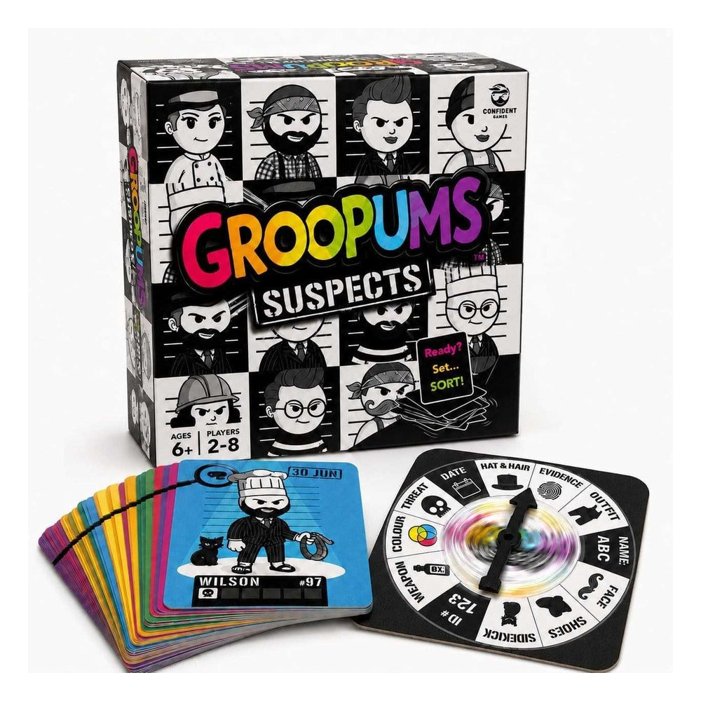 Groopums: Suspects - Confident Games | Zatu Games