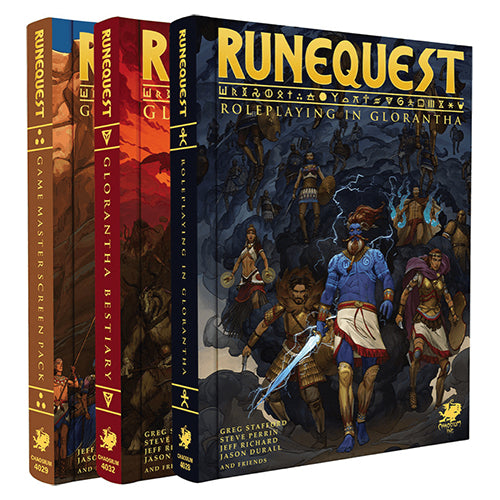 Deluxe Slipcase RuneQuest Roleplaying in Glorantha