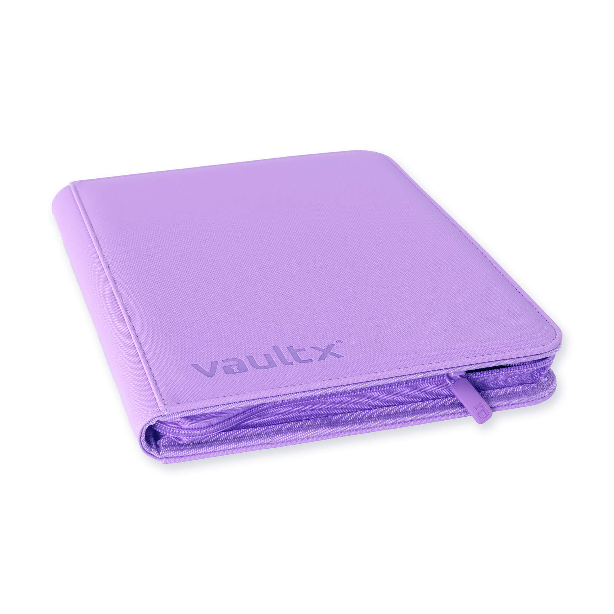 Vault X - 9-Pocket Exo-Tec Zip Binder - Just Purple | Zatu Games