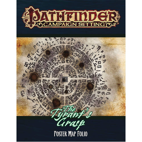 pathfinder the tyrants grasp poster map folio