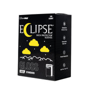 Eclipse Gloss Standard Deck Protector Sleeves: Lemon Yellow (105ct)