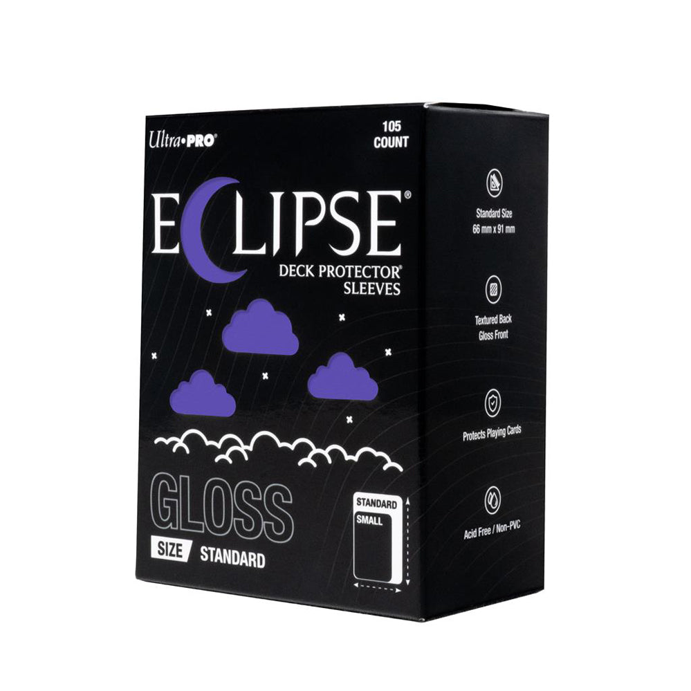 Eclipse Gloss Standard Deck Protector Sleeves: Royal Purple (105ct)