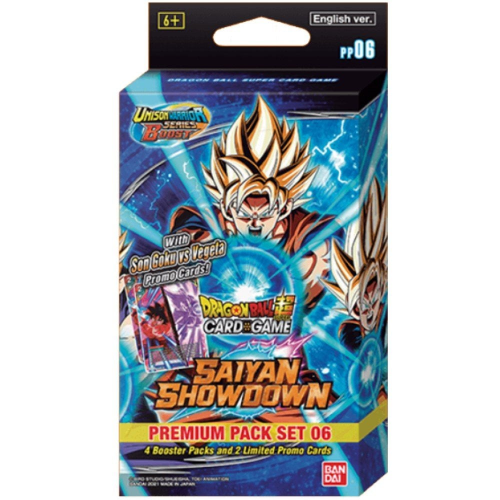 Dragon Ball Super CG: Unison Warrior Premium Pack Set 06 (PP06) - Saiyan Showdown