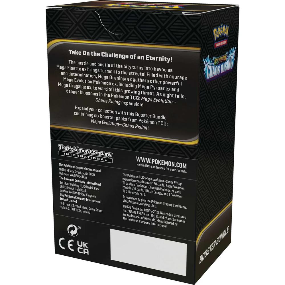 Pokemon TCG: Mega Evolution Chaos Rising - Booster Bundle