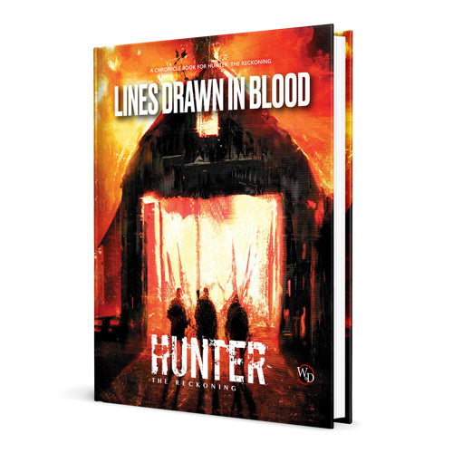 *A Grade* Hunter: The Reckoning 5th Edition Roleplaying Game Lines Drawn in Blood Sourcebook