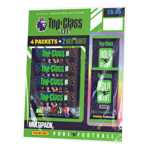 Premier League Top Class 2025 Trading Cards Multipack
