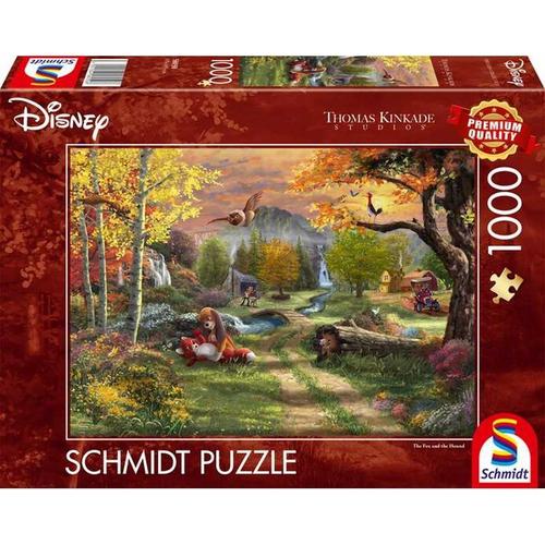 *B Grade* Thomas Kinkade: Disney The Fox and the Hound (1000 Pieces)