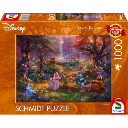 *A Grade* Thomas Kinkade: Disney Robin Hood Puzzle - 1000 Pieces